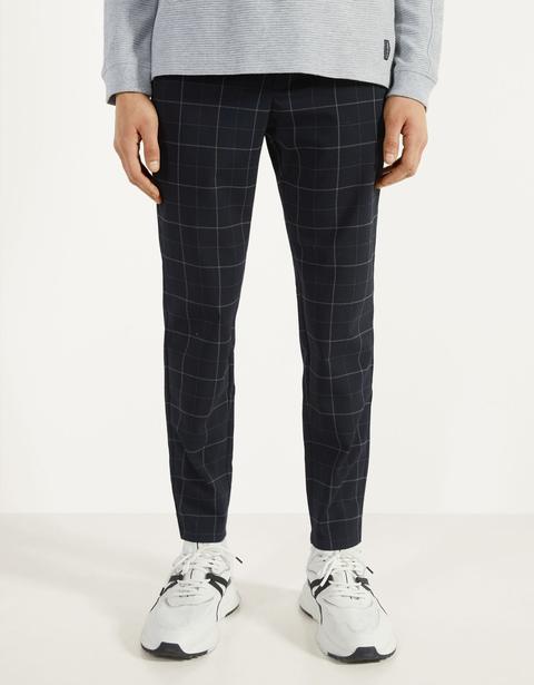 Pantalón Tailoring De Cuadros