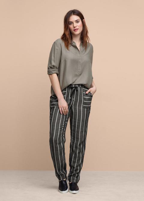 Pantalón Algodón Rayas
