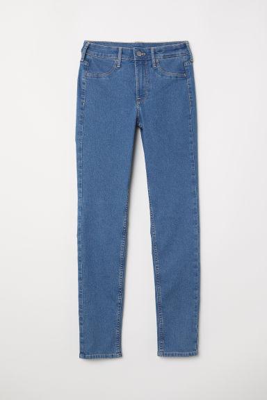 H & M - Skinny Regular Ankle Jeans - Blue