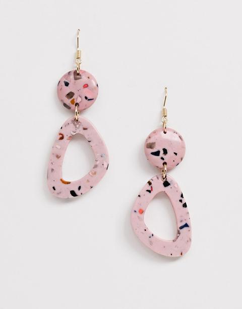 Pendientes Largos En Rosa De Monki