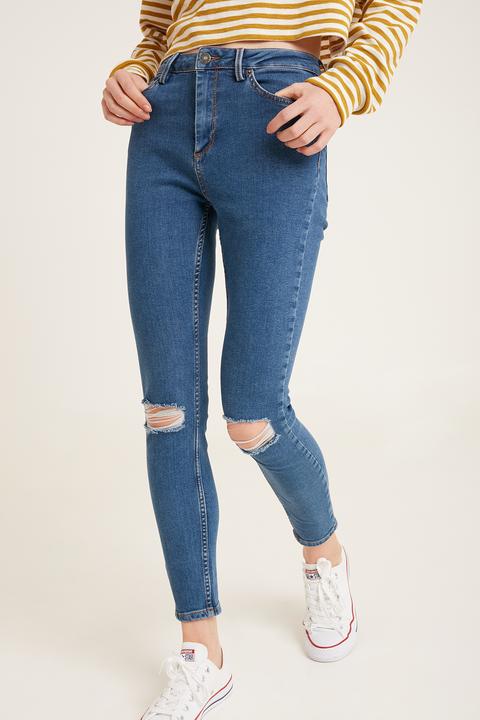 Jeans Skinny Con Rotos