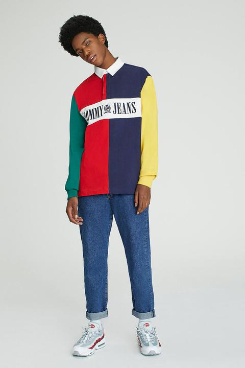 tommy jeans rugby shirt