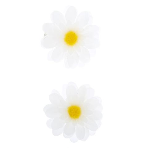 Claire's Daisy Flower Hair Clips - 2 Pack