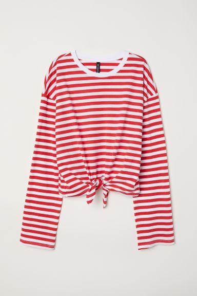 H & M - Top Da Annodare - Rosso