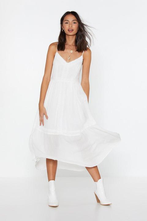 A Lace In The Sun Midi Dress