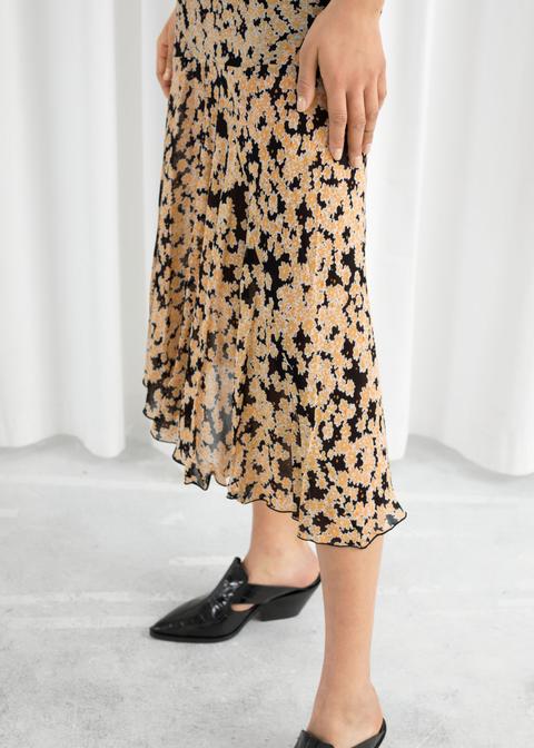 Leopard print midi hotsell skirt & other stories