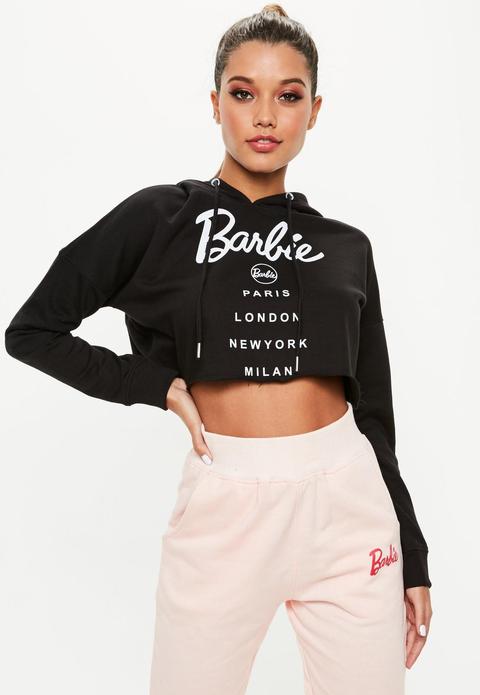barbie cropped hoodie