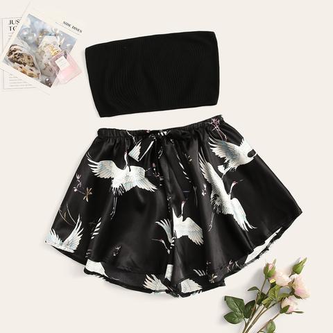 bandana shorts shein