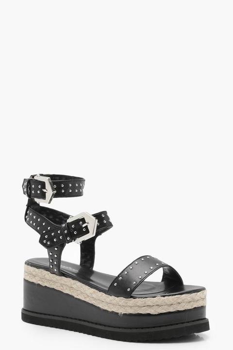 Amelia Studded Espadrille Flatforms