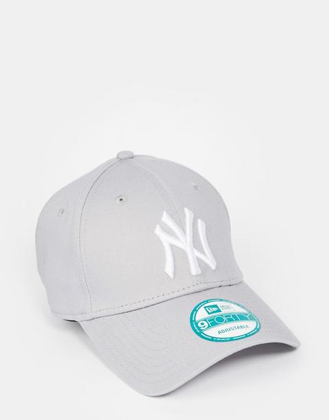 New Era - 9forty - Cappellino Regolabile Grigio Dei Ny - Grigio