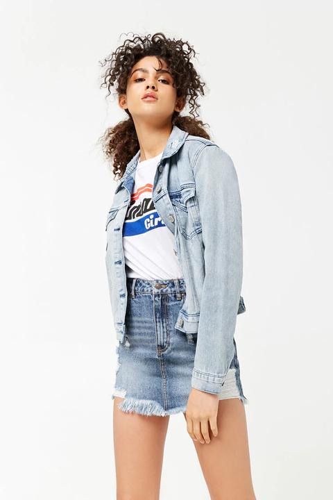 Distressed Denim Jacket