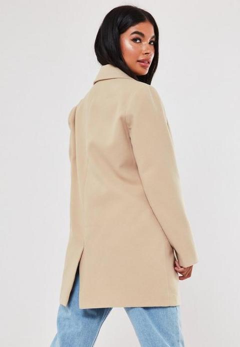 beige formal coat