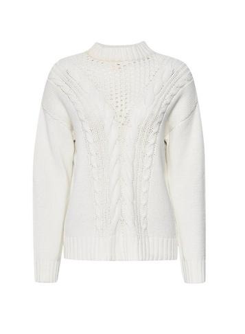 Womens Ivory Stitch Detail Jumper, Ivory