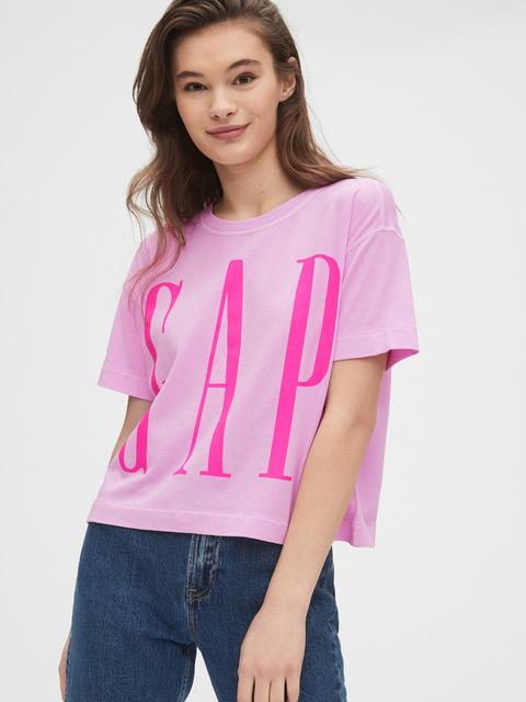 gap cropped t shirt