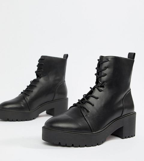 Botas Gruesas Con Cordones De Corte Ancho Raider De Asos Design