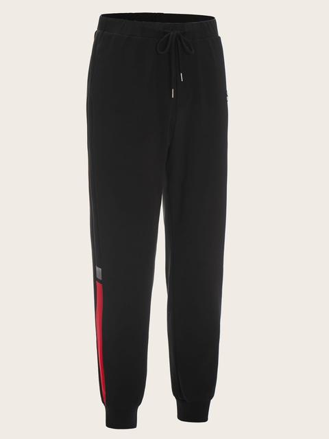 Pantaloni Jogger Con Fasce Laterale E Coulisse