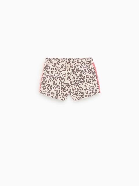 Shorts Felpa Leopardati from Zara on 21 Buttons