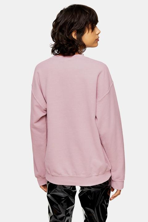 Topshop hot sale pink sweatshirt