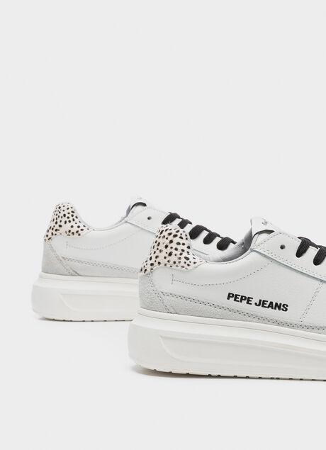Leather Sneakers Abbey Bass from Pepe Jeans on 21 Buttons