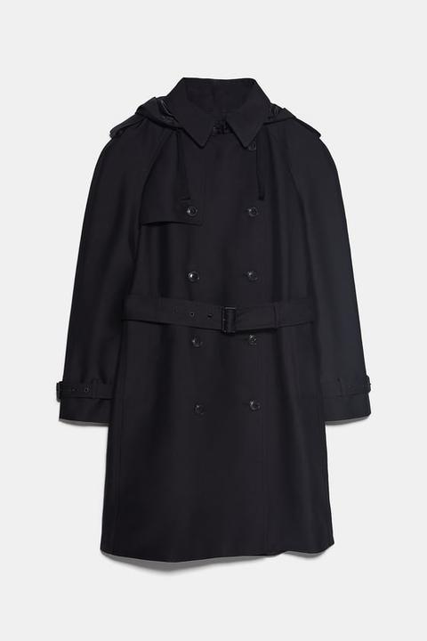 Water Resistant Trench Coat from Zara on 21 Buttons