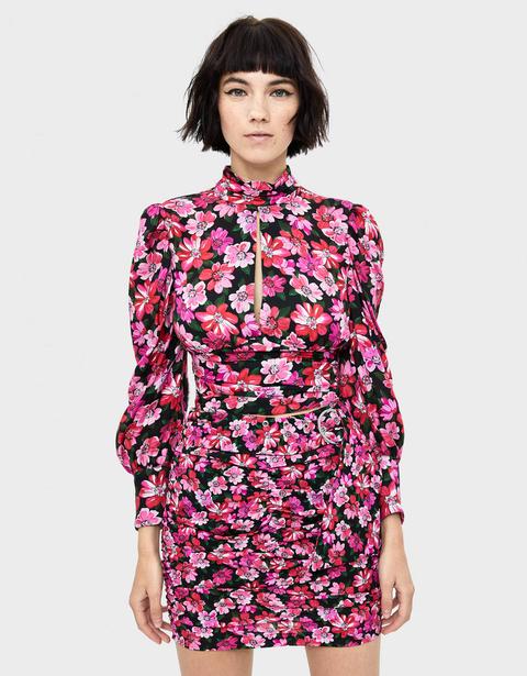 Blusa De Flores Con Lazada