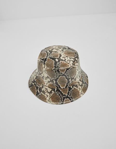 Sombrero Bucket Reversible Estampado Animal