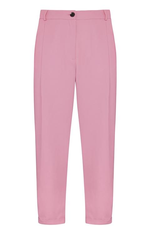 Pantalón Cómodo Rosa Para Conjuntar