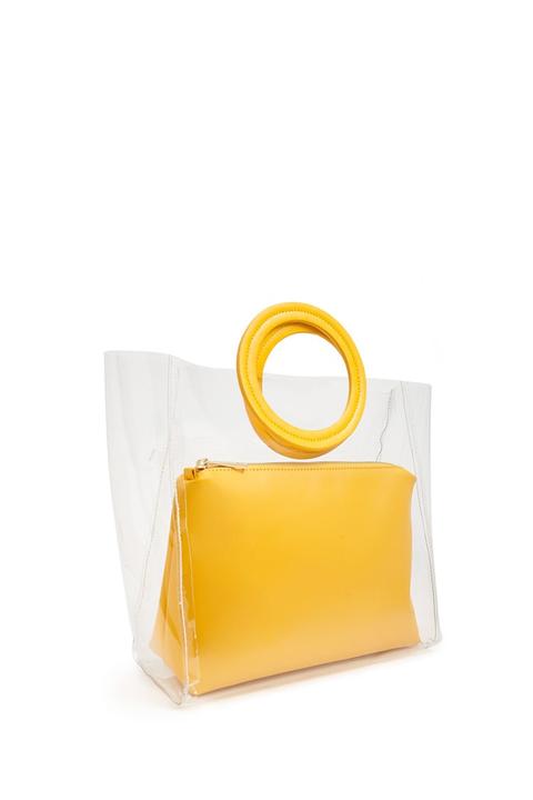 forever 21 yellow bag