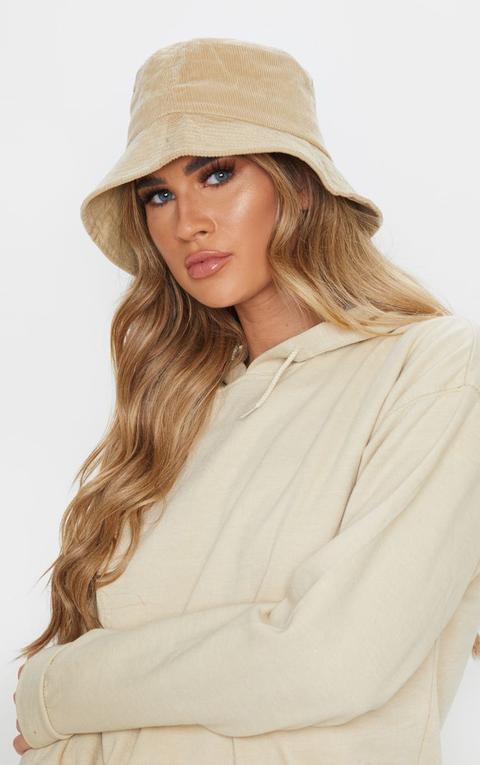 Cream Cord Bucket Hat