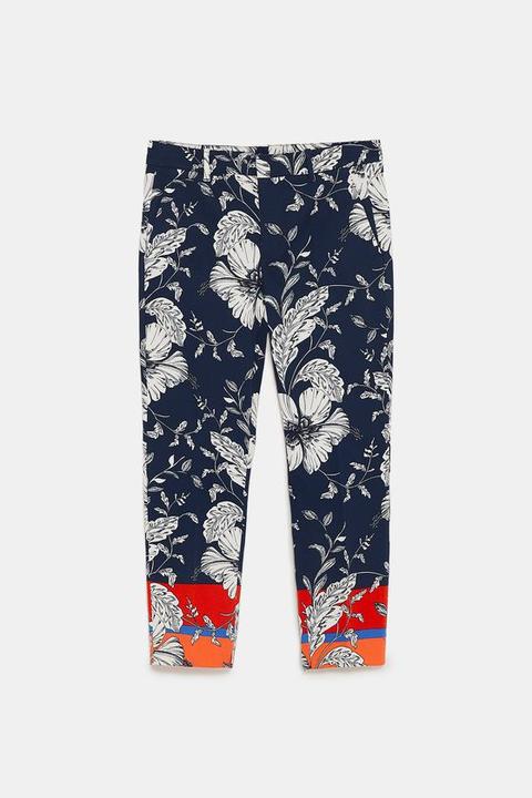 Pantalón Chino Estampado