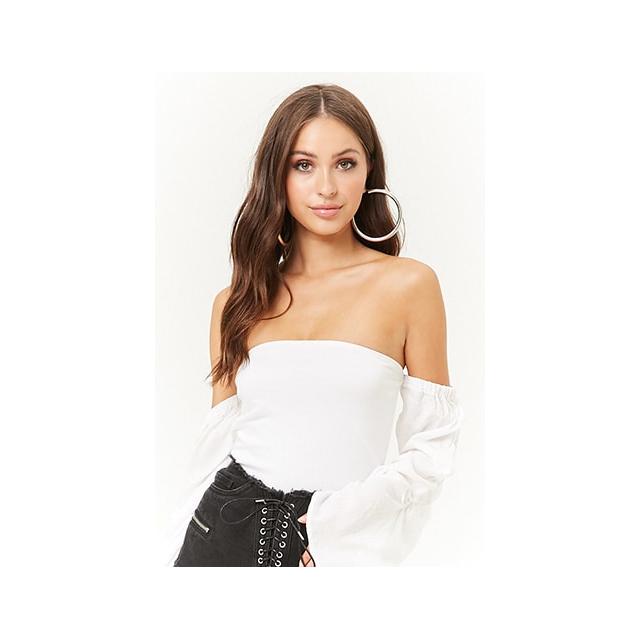 forever 21 white off the shoulder top