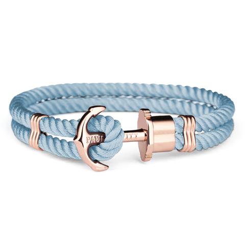 Bracciale Àncora Phrep Ip Oro Rosa Nylon Niagara