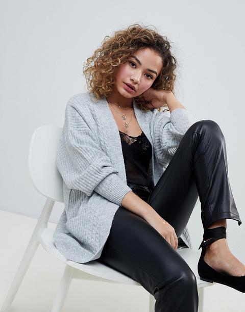 Miss Selfridge - Cardigan Lungo Grigio - Grigio