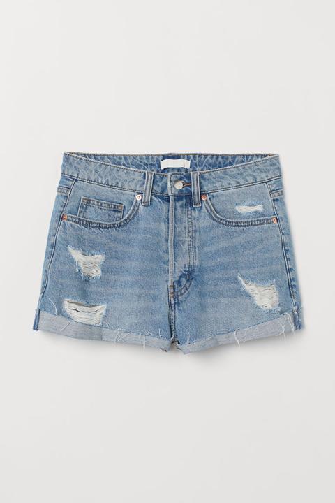 Denim Shorts - Blue