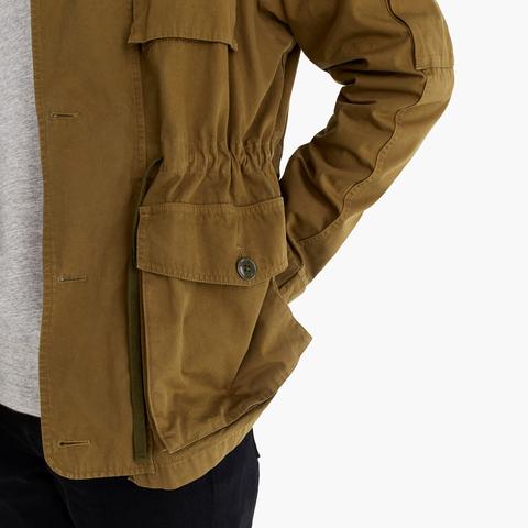 J crew field hot sale mechanic jacket olive