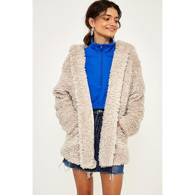oatmeal teddy coat