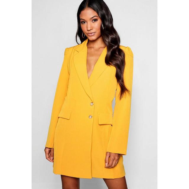 boohoo yellow suit