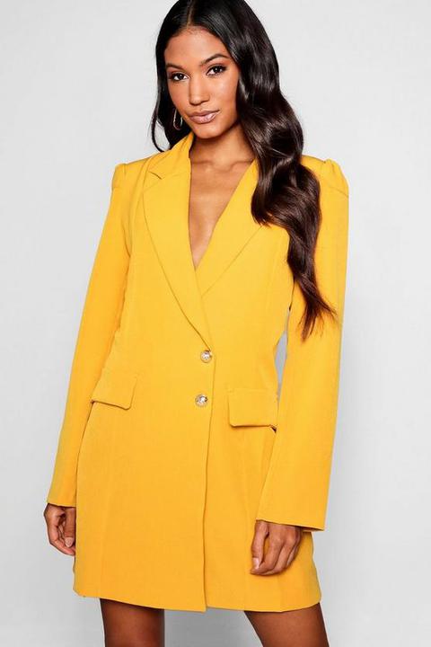 robe blazer orange