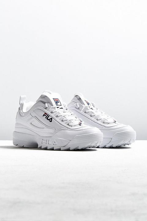 Fila Disruptor Ii Men's White Trainers - Mens Uk 10