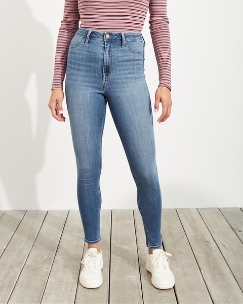 high rise jeans leggings hollister