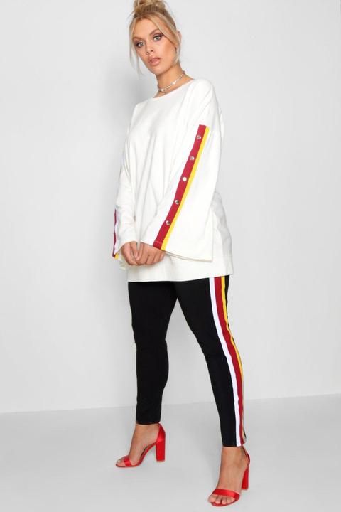 Conjunto Cómodo De Chándal A Rayas Popper Plus