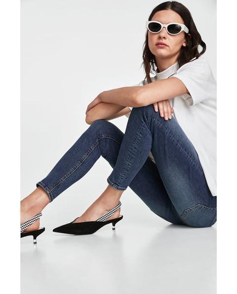 Scarpa Con Tacco Slingback Con Fascetta Stampata
