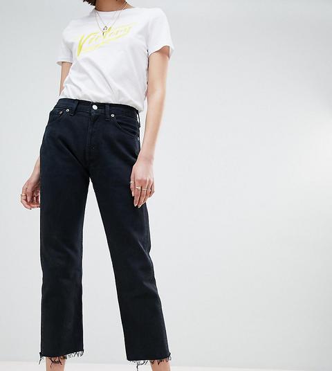 Reclaimed Vintage - Revived Levi's - Jeans Neri Con Fondo Grezzo - Blu