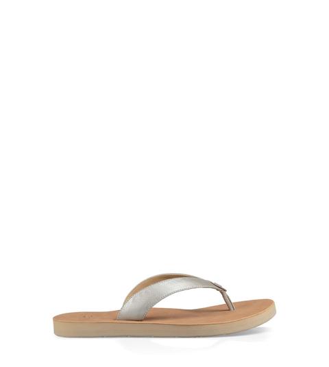 ugg tawney metallic flip flop