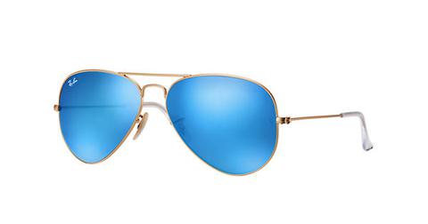 Ray-ban Rb3025 112/17 58-14 Aviator Flash Lenses Sunglasses