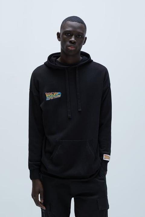 zara back to the future jumper