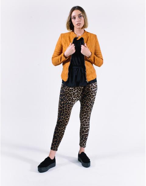 Chaqueta Antelina Camel
