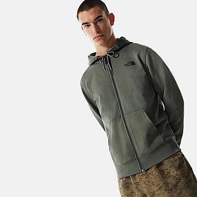 the north face open gate full zip hood light