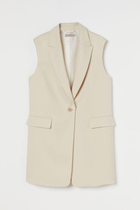 Blazer Sans Manches - Blanc