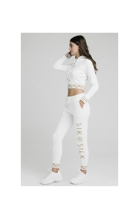 sik silk cropped hoodie